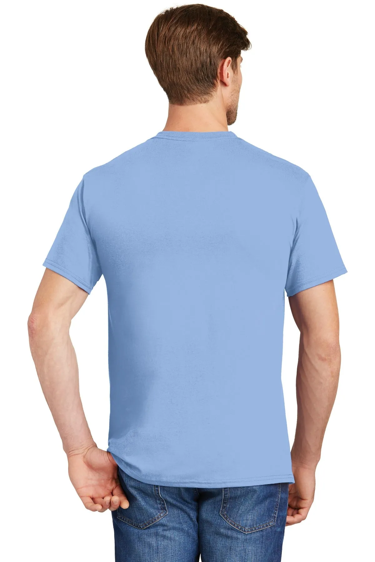 Hanes - Authentic 100% Cotton T-Shirt with Pocket. 5590