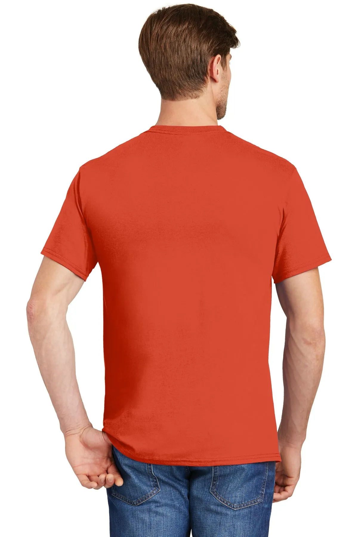 Hanes - Authentic 100% Cotton T-Shirt with Pocket. 5590