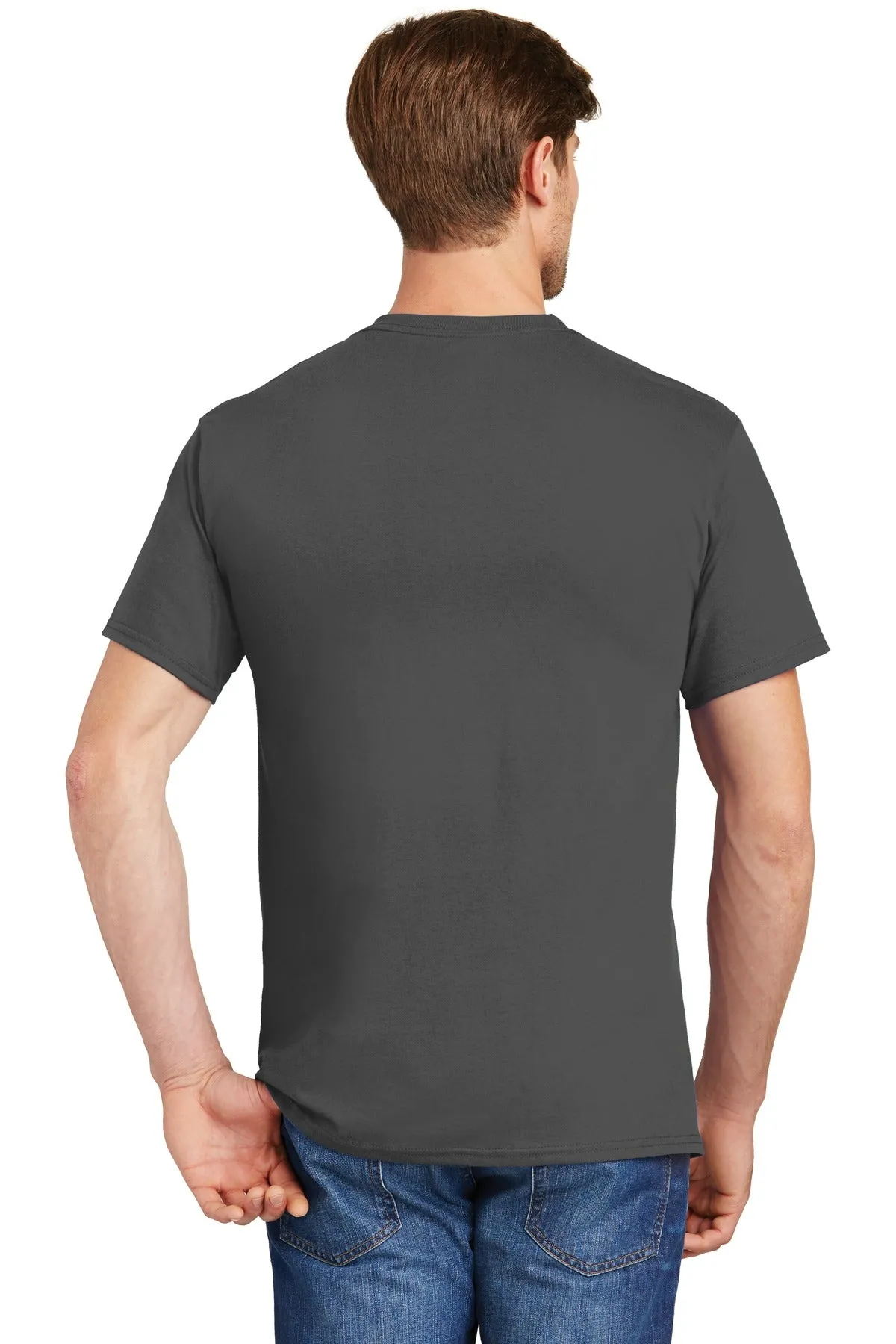 Hanes - Authentic 100% Cotton T-Shirt with Pocket. 5590