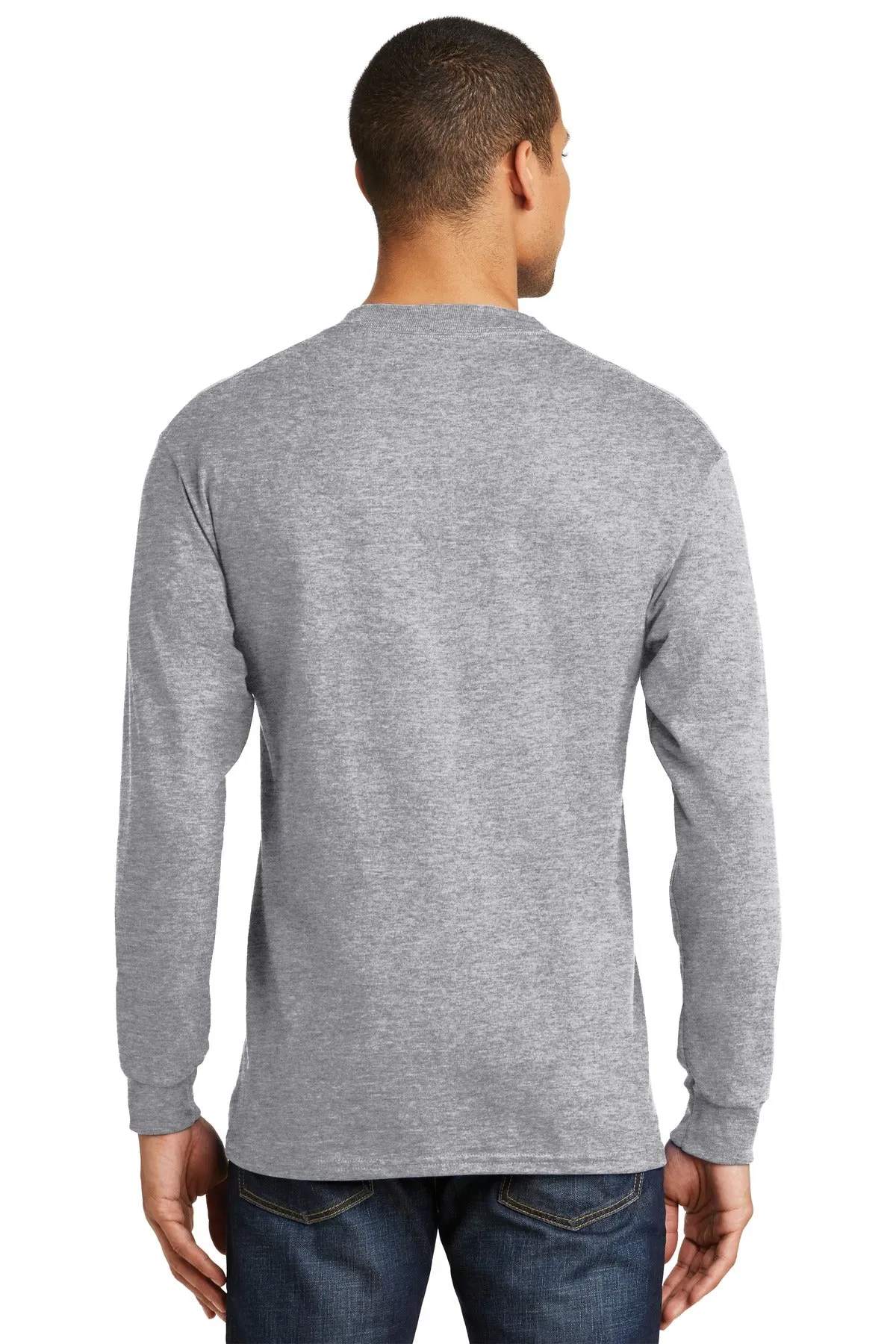 Hanes Beefy-T - 100% Cotton Long Sleeve T-Shirt. 5186