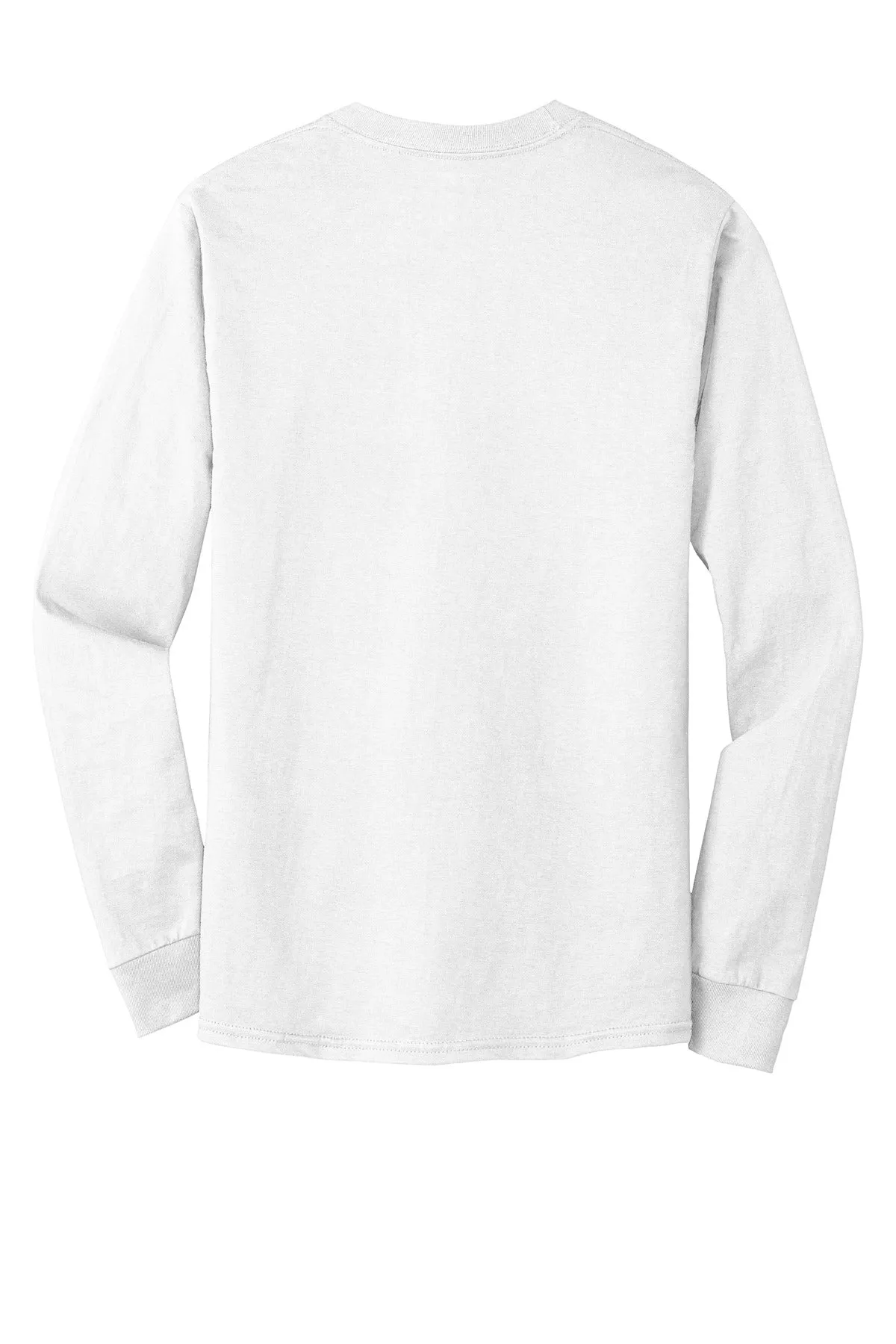 Hanes Beefy-T - 100% Cotton Long Sleeve T-Shirt. 5186