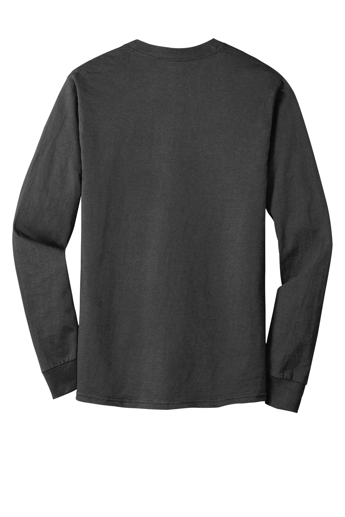 Hanes Beefy-T - 100% Cotton Long Sleeve T-Shirt. 5186