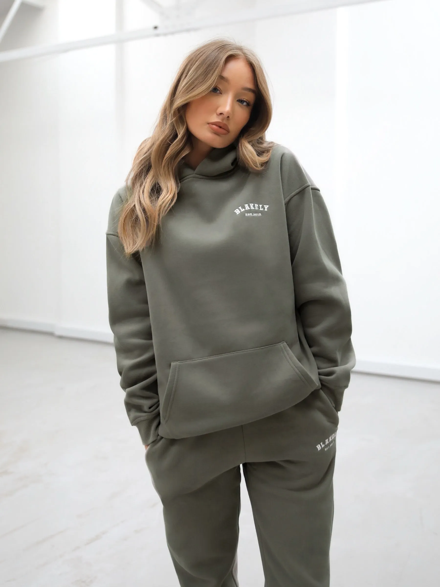 Heritage Oversized Hoodie - Safari Green