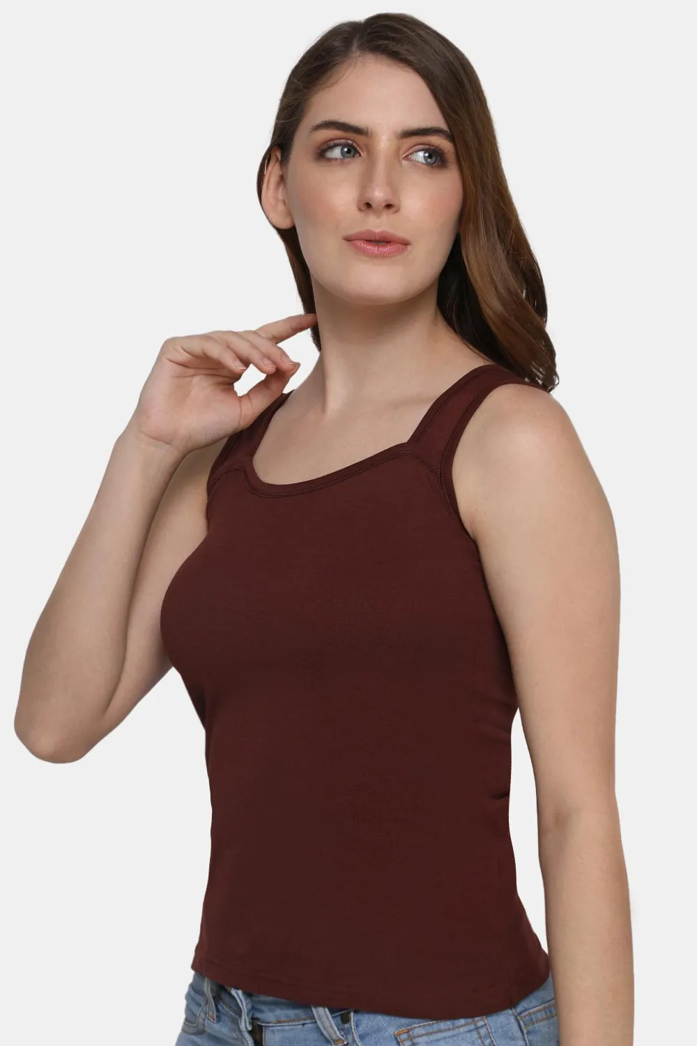 Intimacy Tanktop IN07 - Coffee Brown