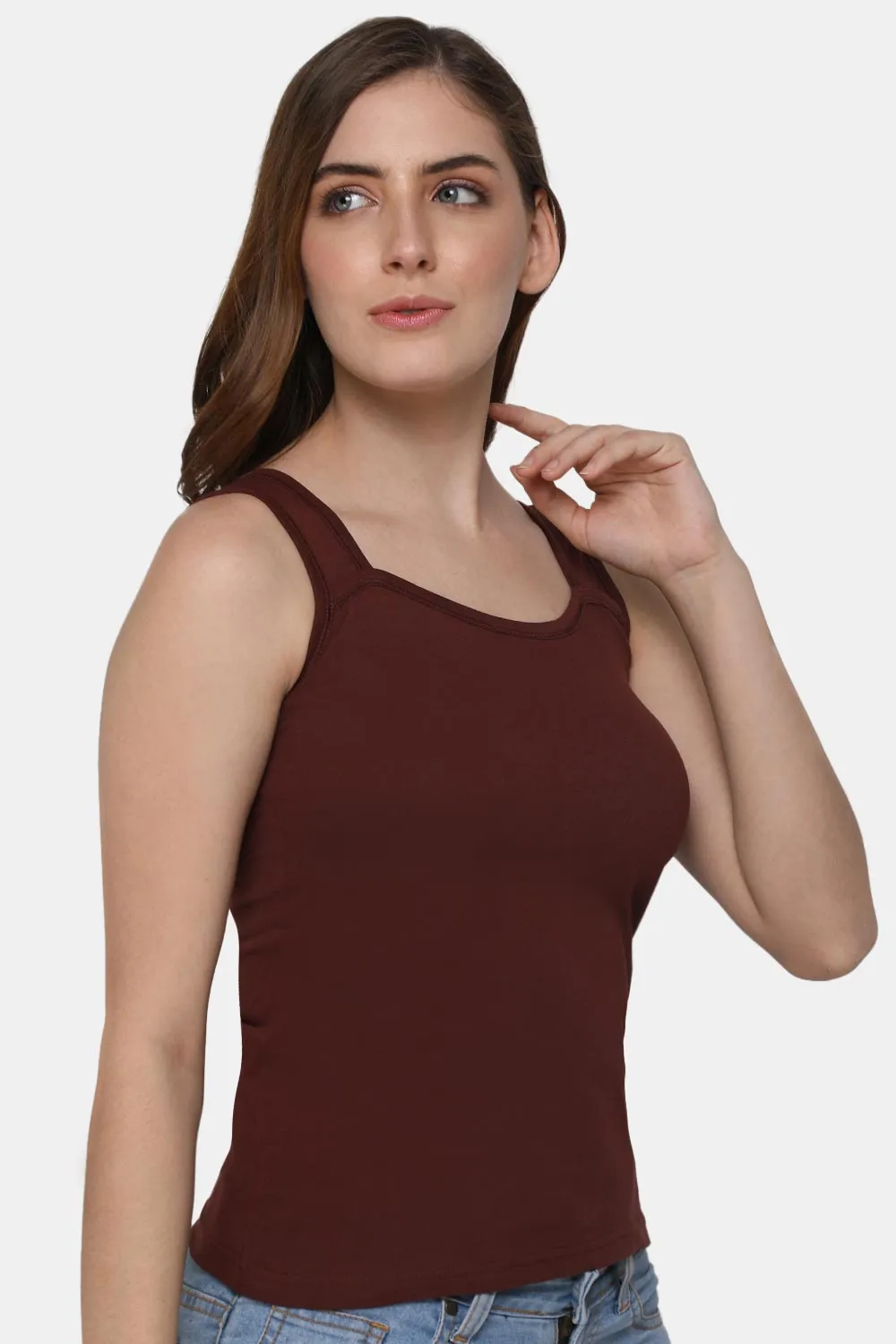 Intimacy Tanktop IN07 - Coffee Brown