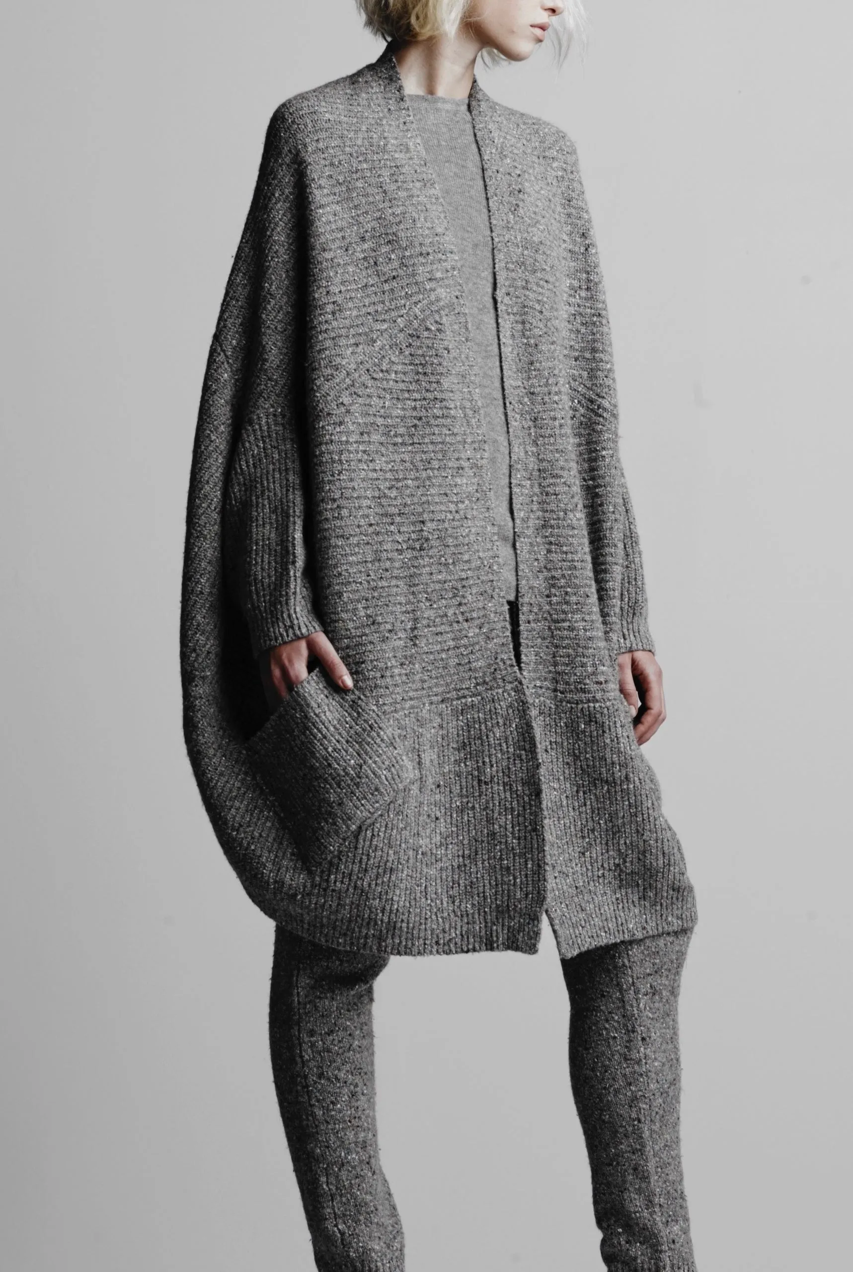 Jackson Sweater Coat in Asphalt