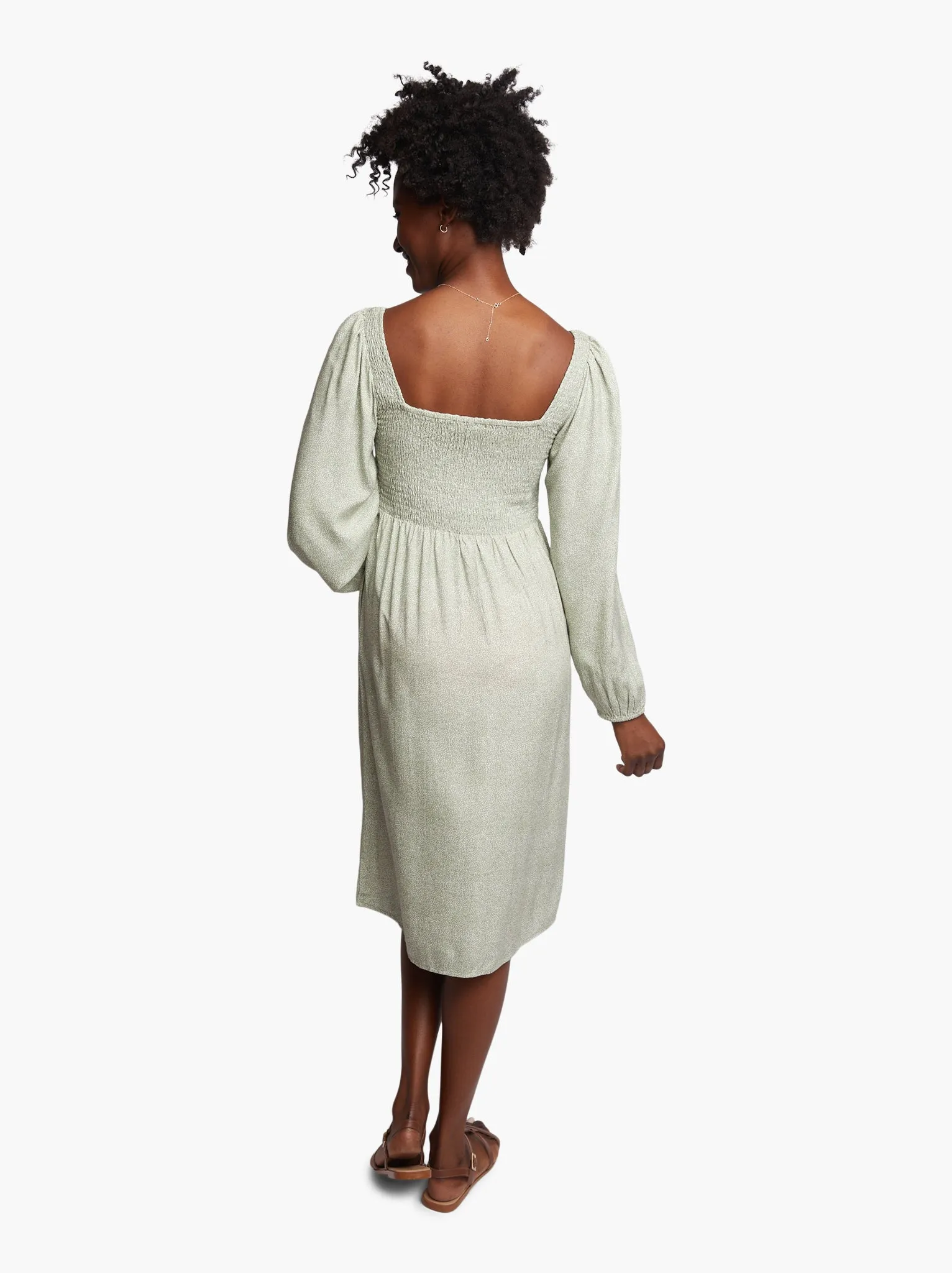 Joyce Smocked Midi Dress