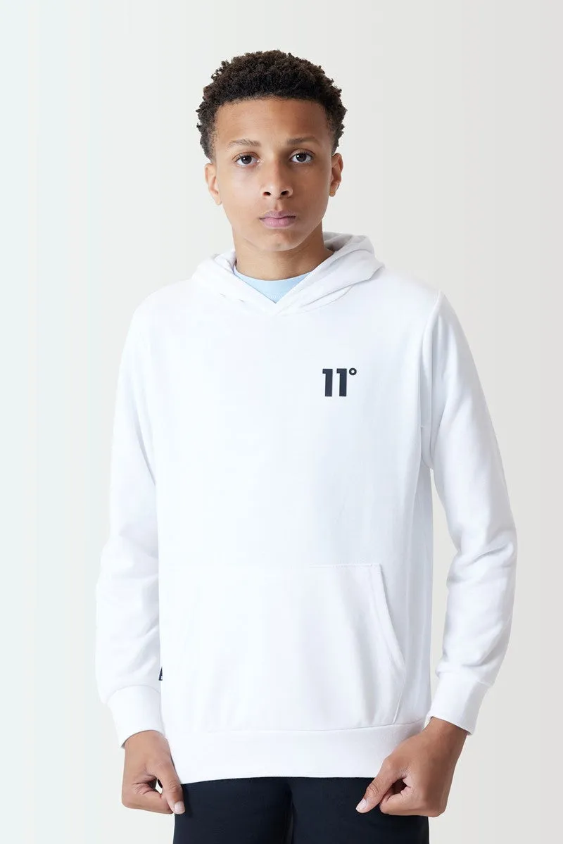 Junior Core Pullover Hoodie - White