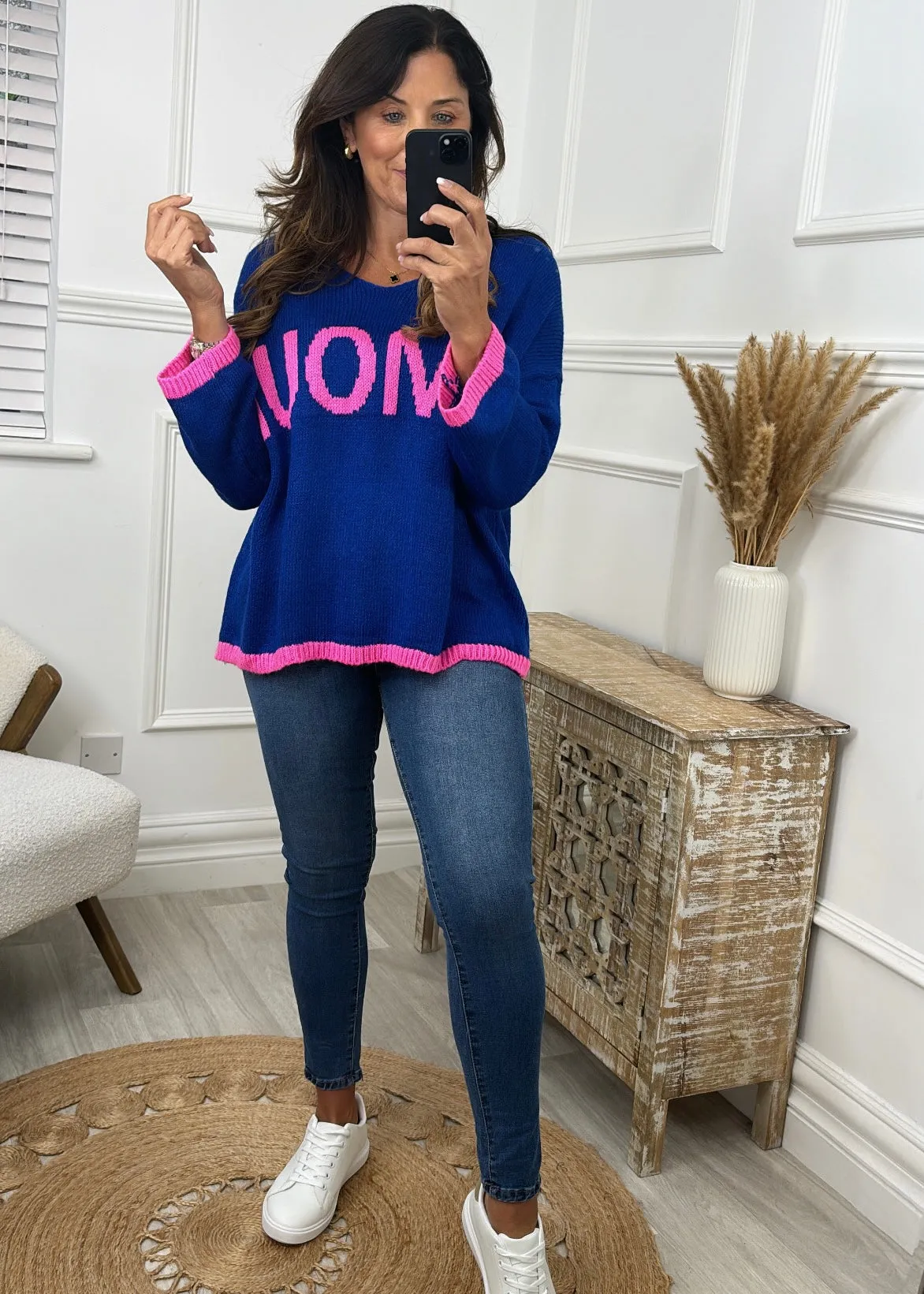 Kathy Royal Blue AMOUR Sweater