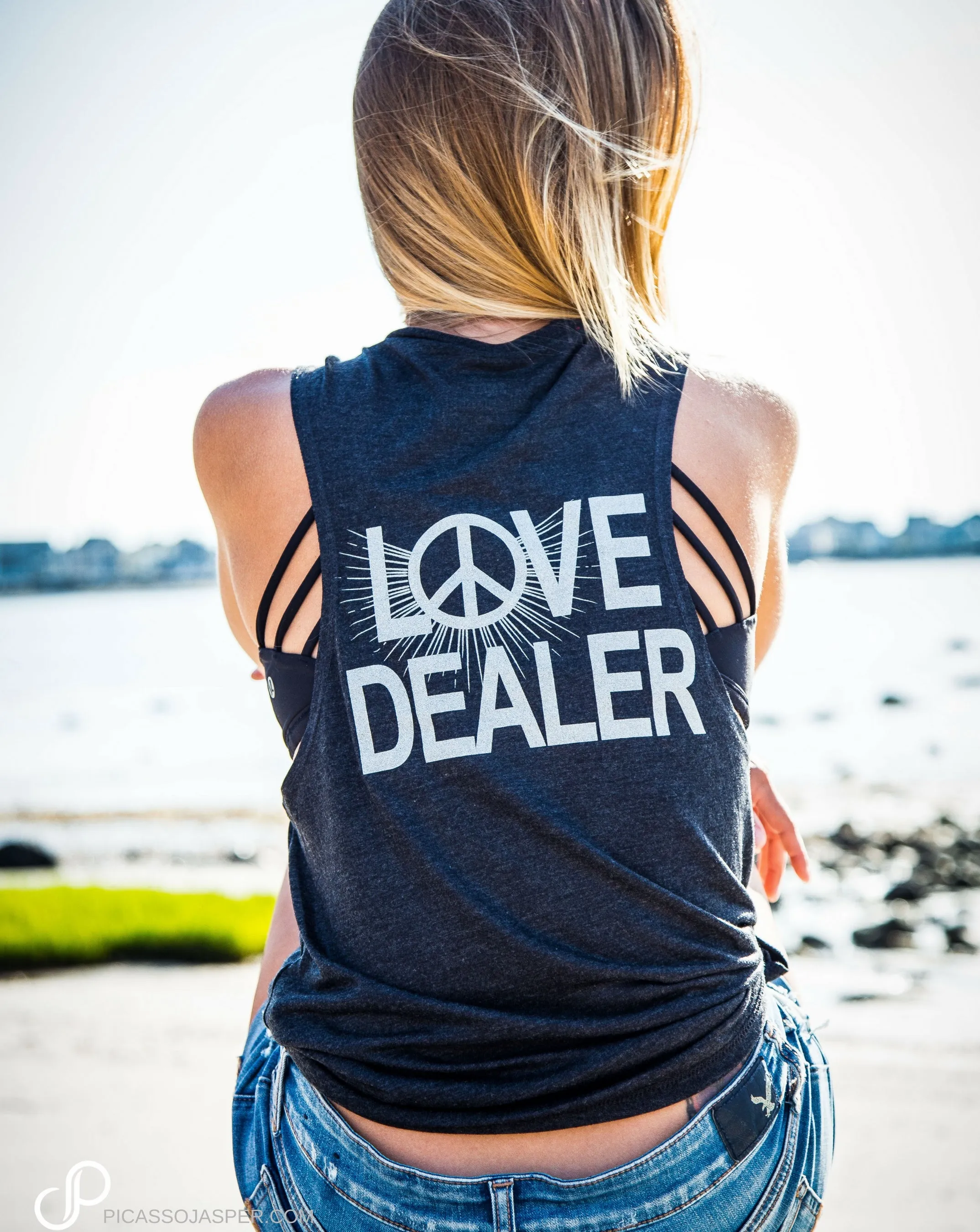 Last Ones! LOVE Dealer, Relaxed Muscle Tank