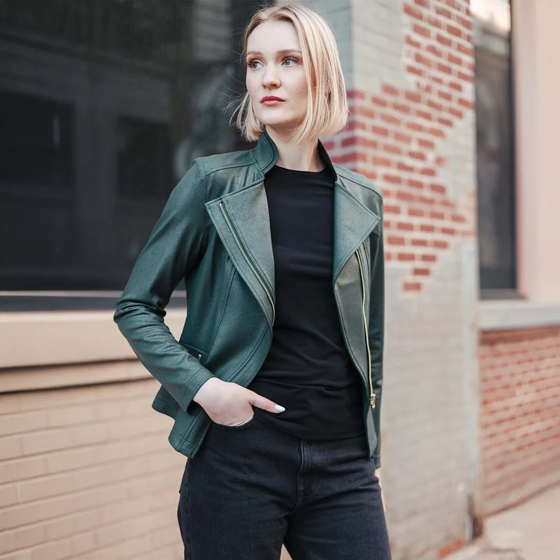 Liquid Leather™ Signature Jacket - Hunter Green