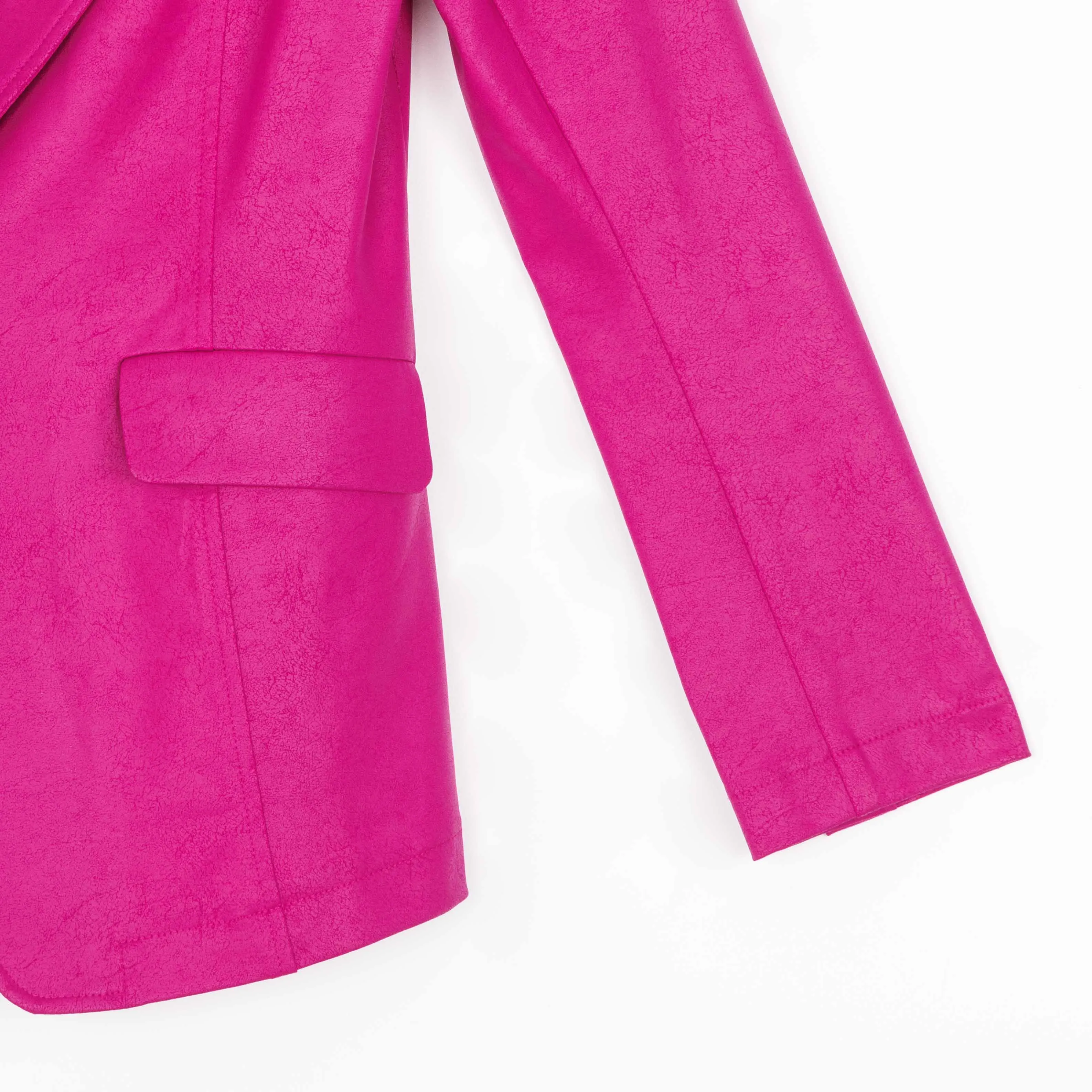 Liquid Leather™ Signature Pocket Blazer - Magenta - Limited Sizes!