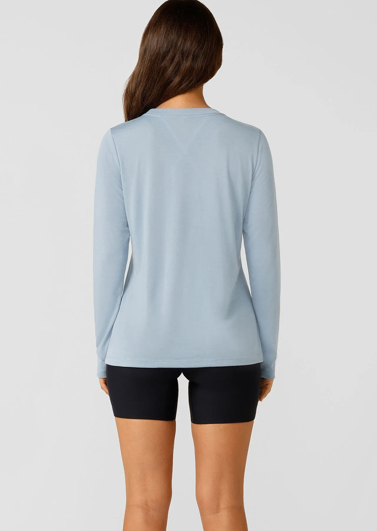 Lotus Long Sleeve Top | Glacier Blue