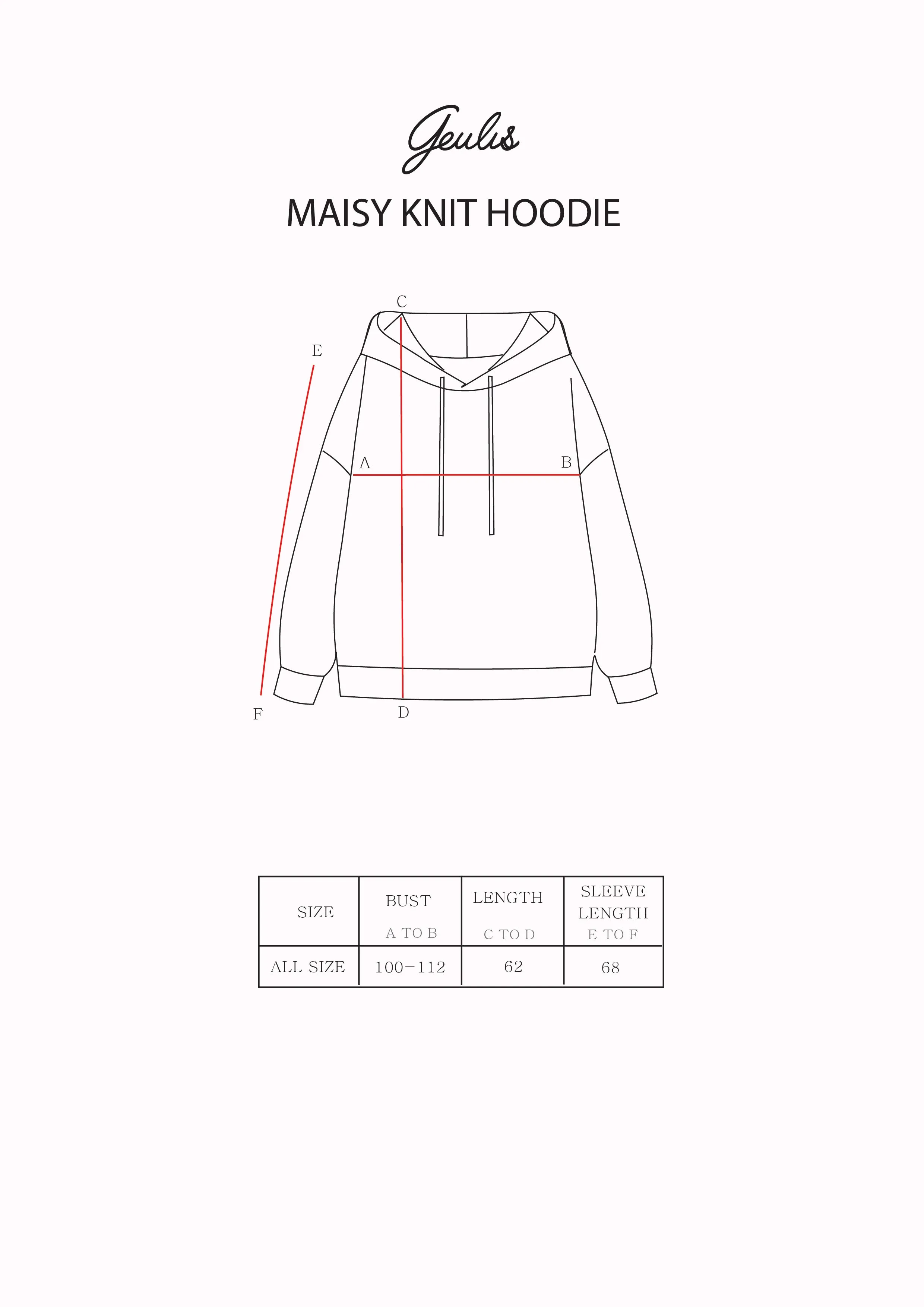 MAISY KNIT HOODIE