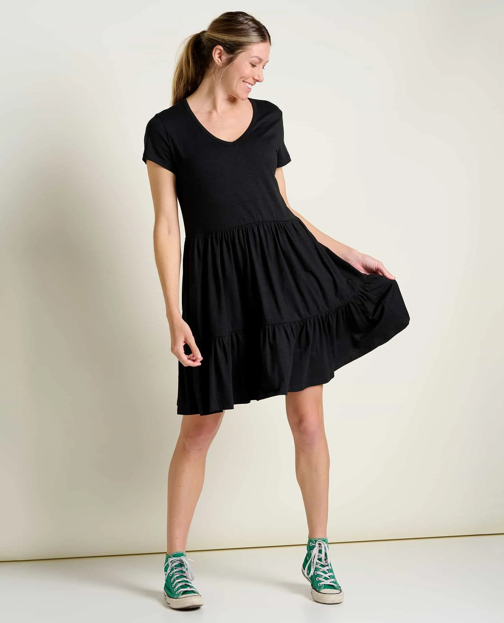 Marley Tiered Short Sleeve Dress