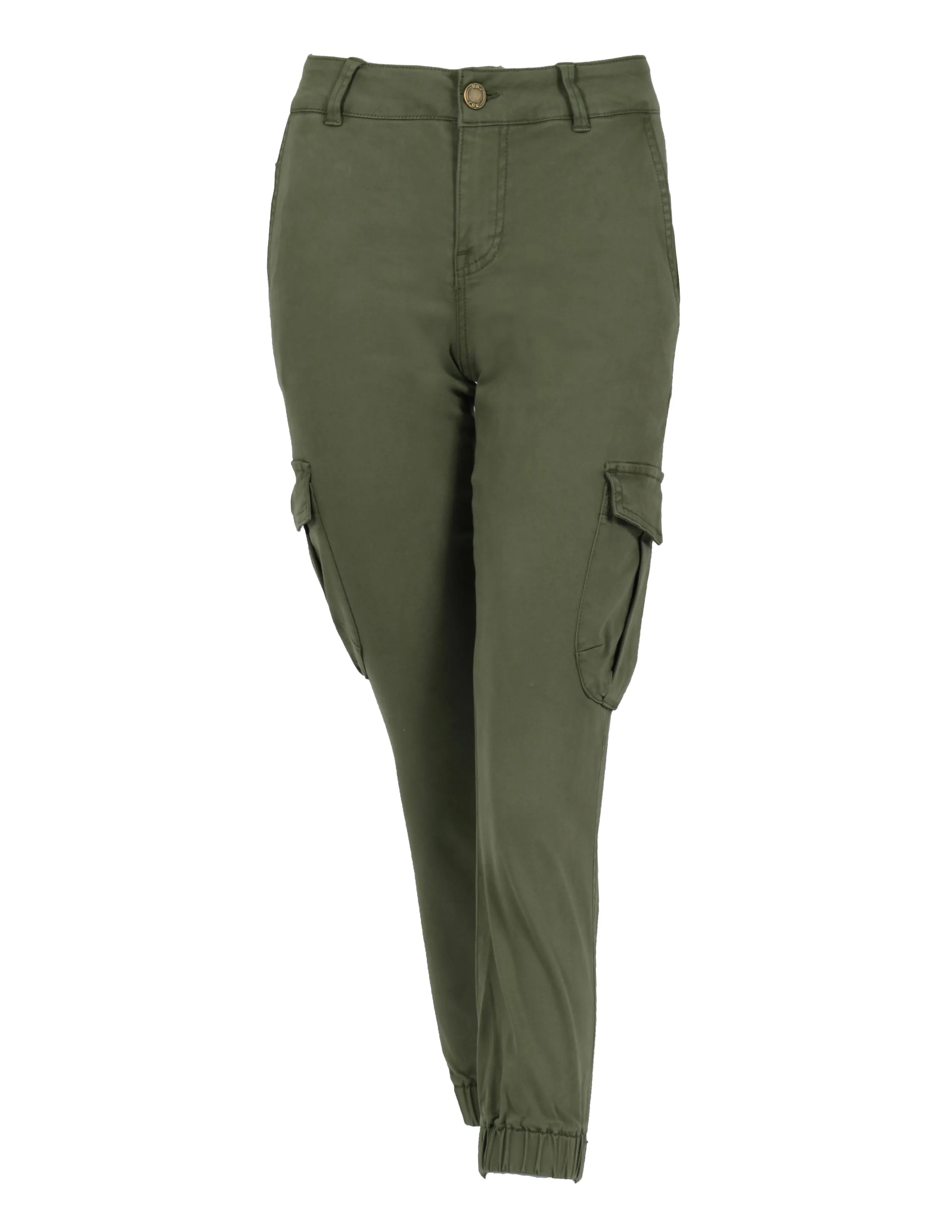 Mid Rise Crop Cargo Army Jogger