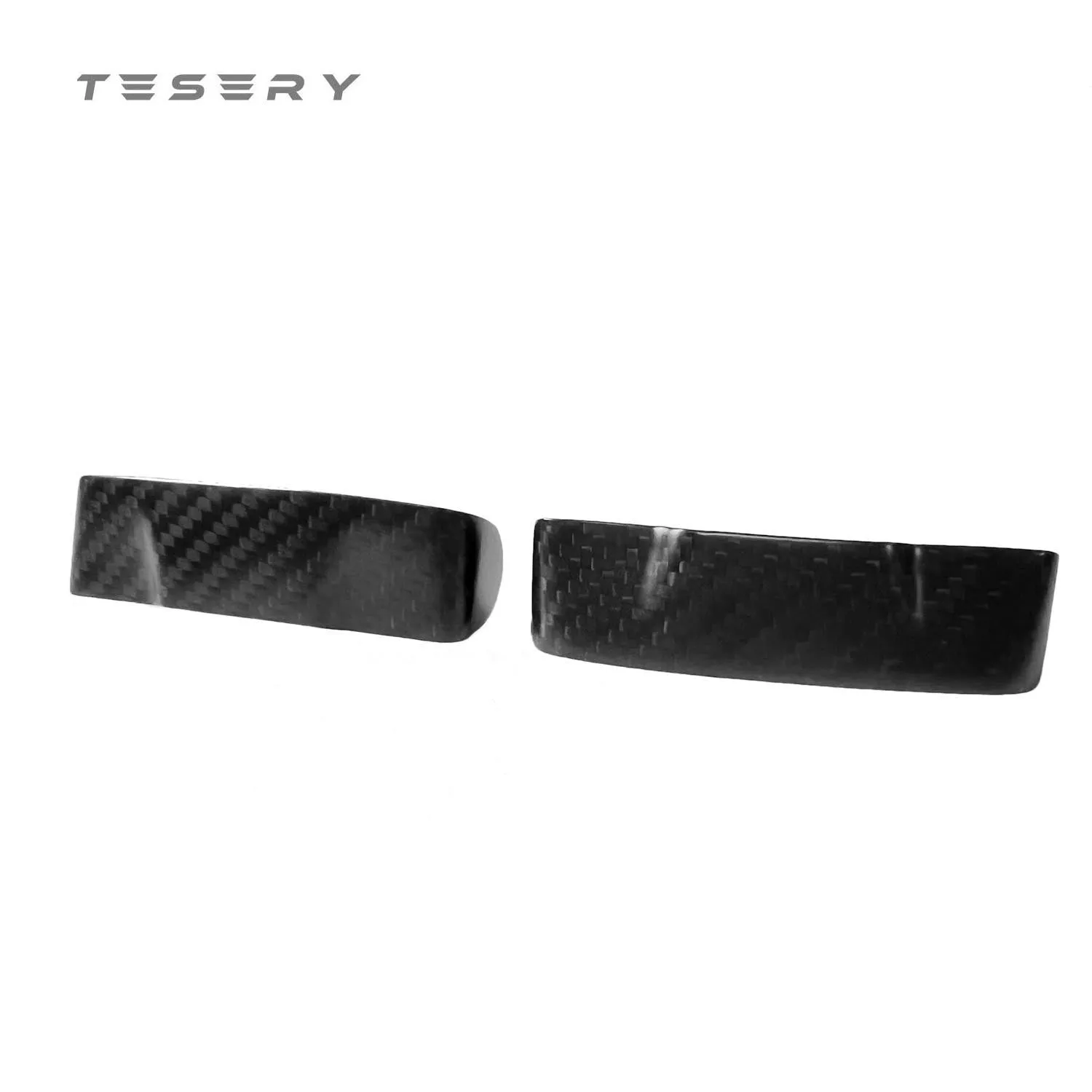 Model 3 / Y Seat Belt Buckle Cover Trim - Carbon Fiber Interior Mods（2pcs）