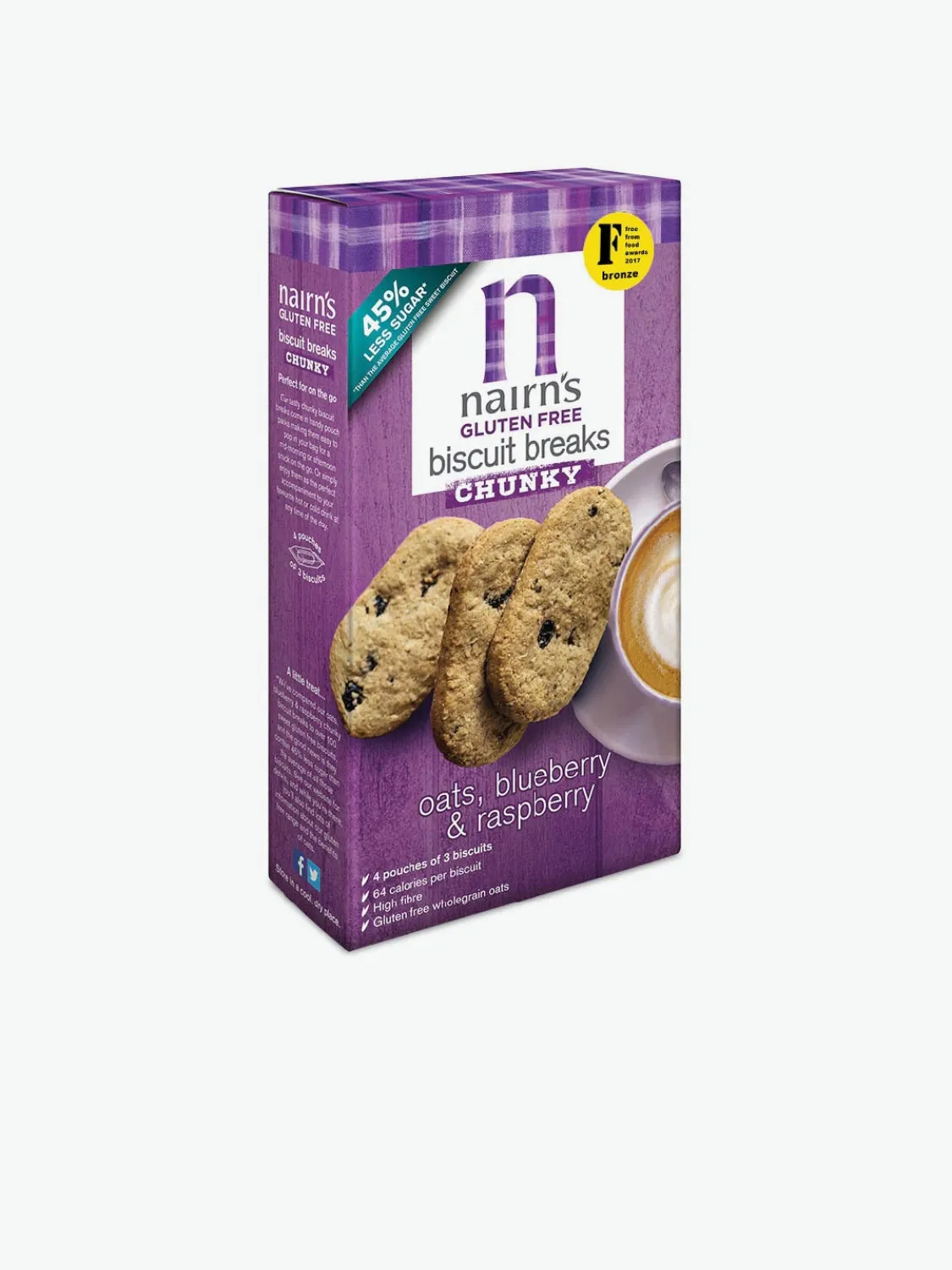 Nairn's Gluten Free Chunky Biscuit Breaks