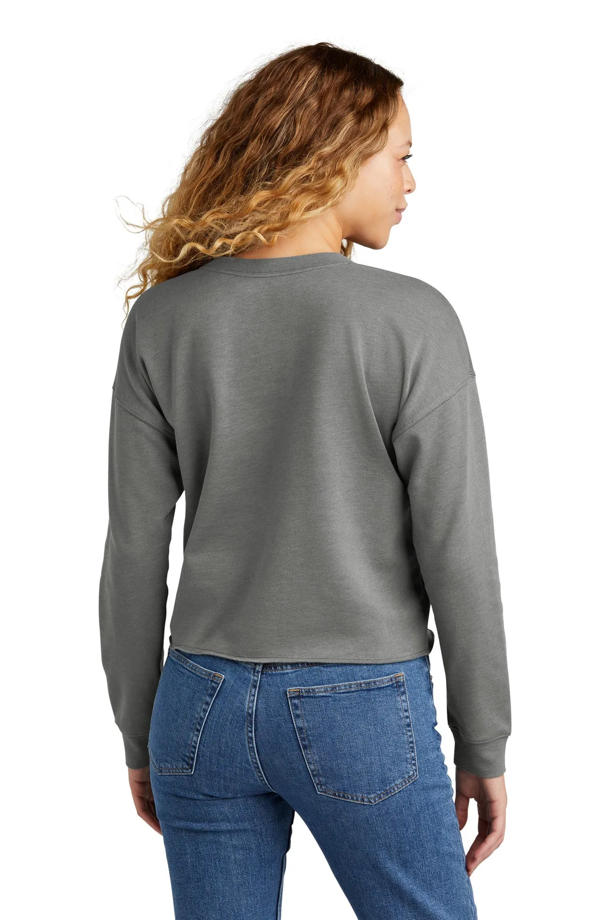 New Era Ladies Tri-Blend Fleece Crop Crew LNEA514