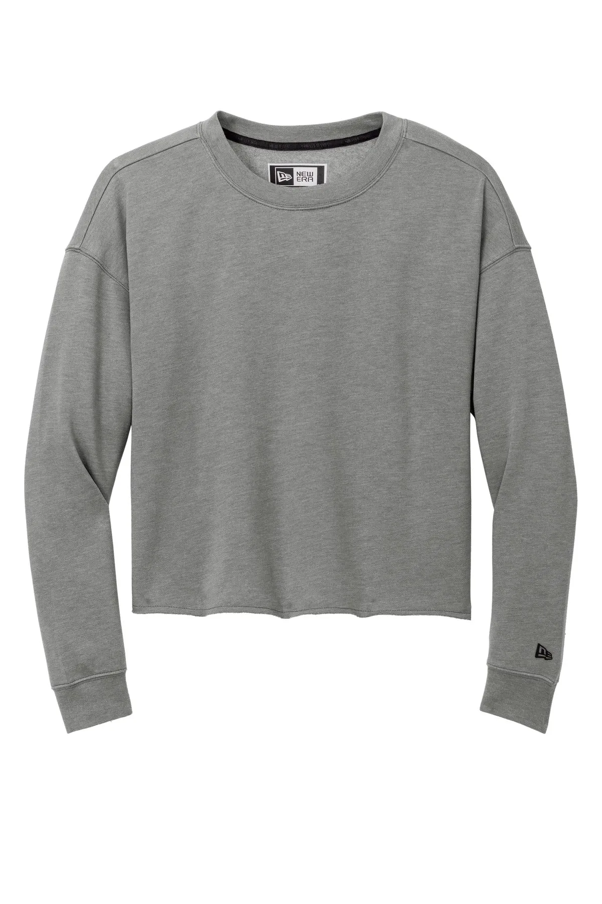 New Era Ladies Tri-Blend Fleece Crop Crew LNEA514