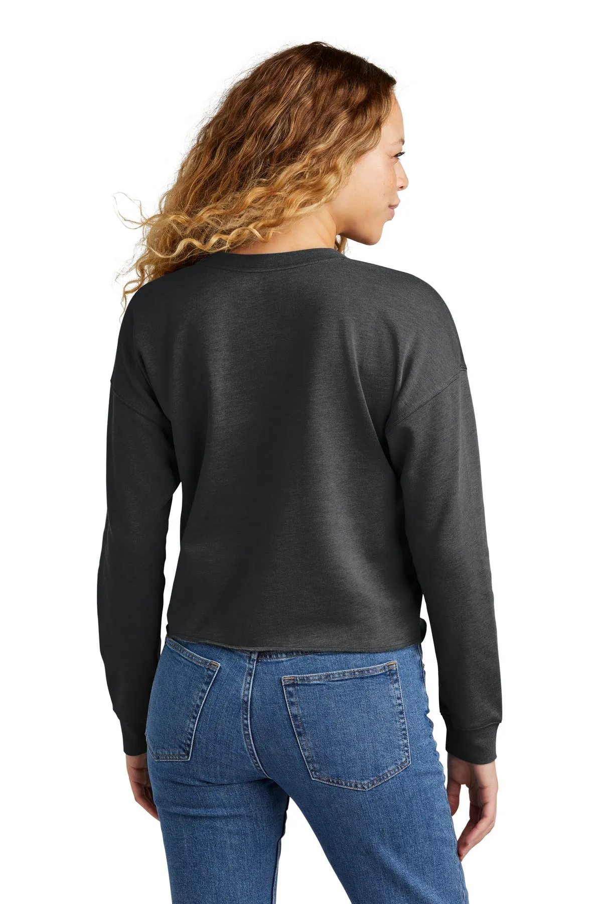 New Era Ladies Tri-Blend Fleece Crop Crew LNEA514