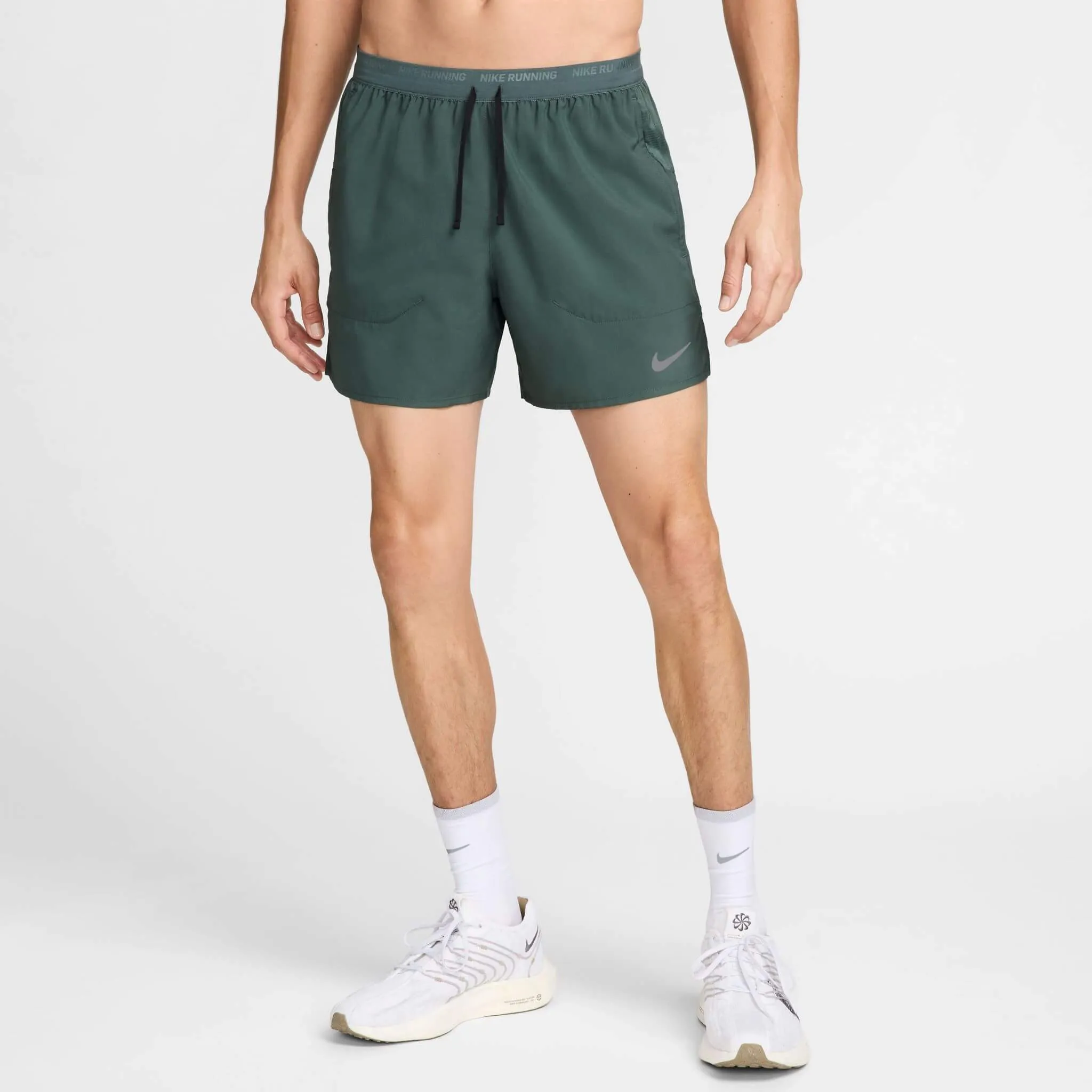 Nike | Men's Stride Dri-FIT 5" Brief-Lined Running Shorts - Vintage Green