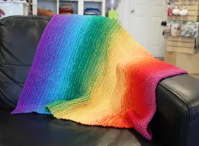 Ombre Baby Blanket Pattern FREE