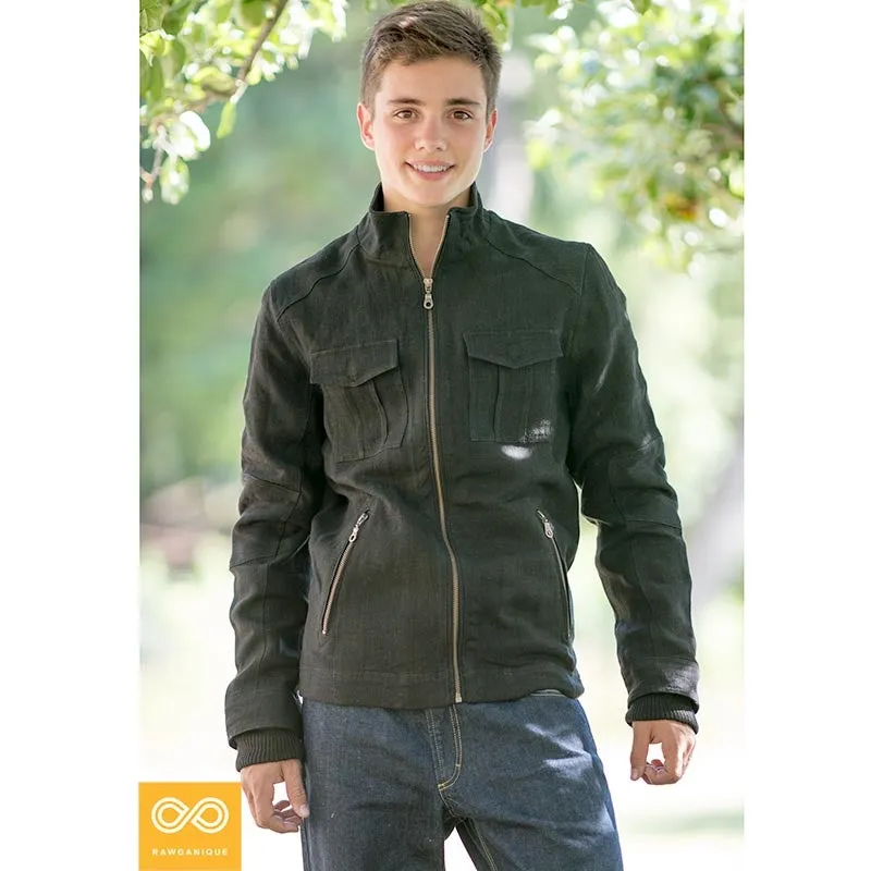 PARK LANE Organic Hemp Jacket (Organic Cotton Fleece Lining) (Discontinued)