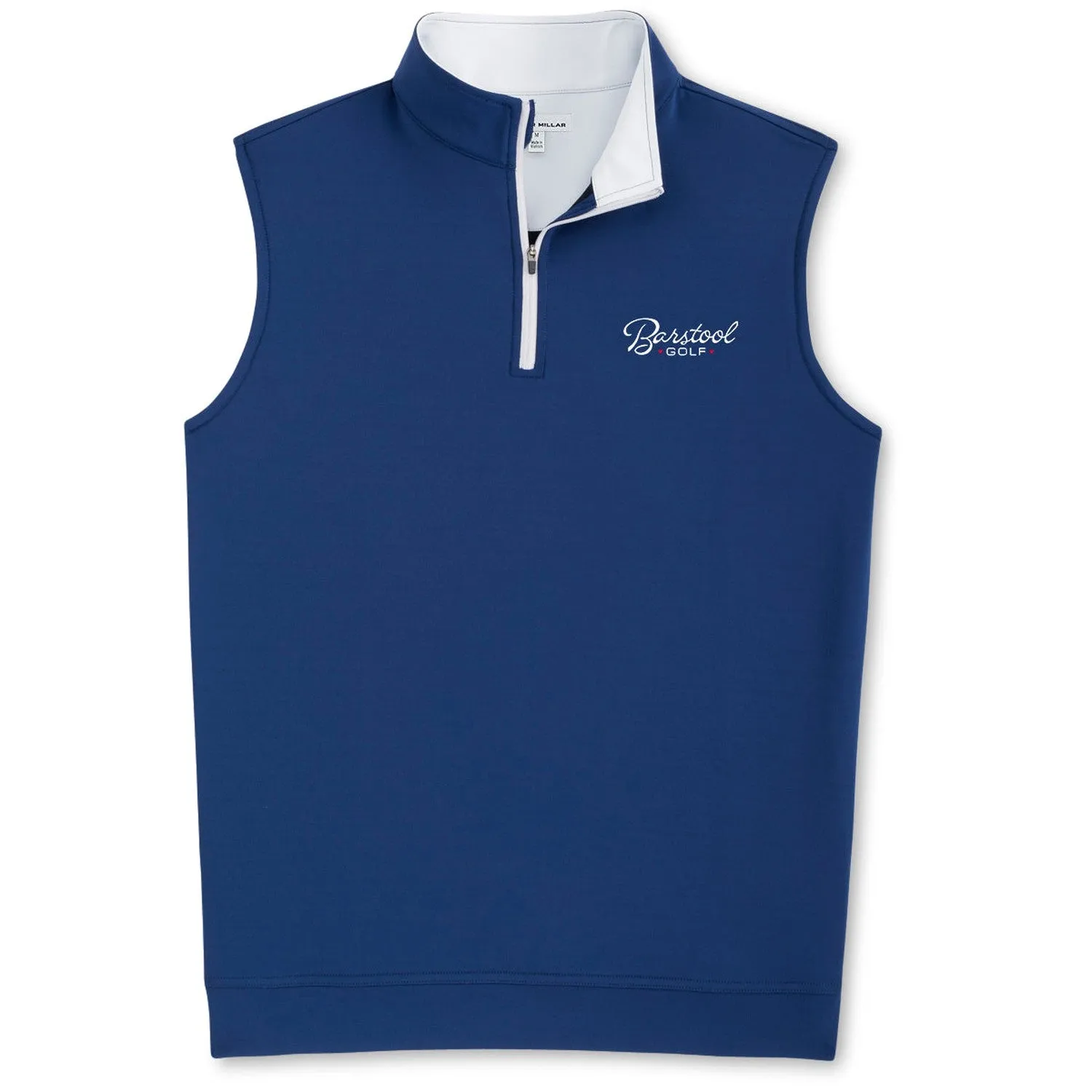 Peter Millar x Barstool Golf Terry Quarter-Zip Vest