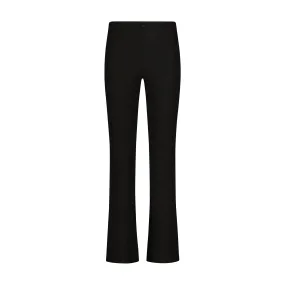 Polkadot Black Rib LONG PANT HI RISE