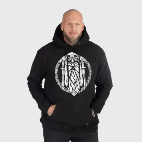 Premium Hoodie, Odin, Black