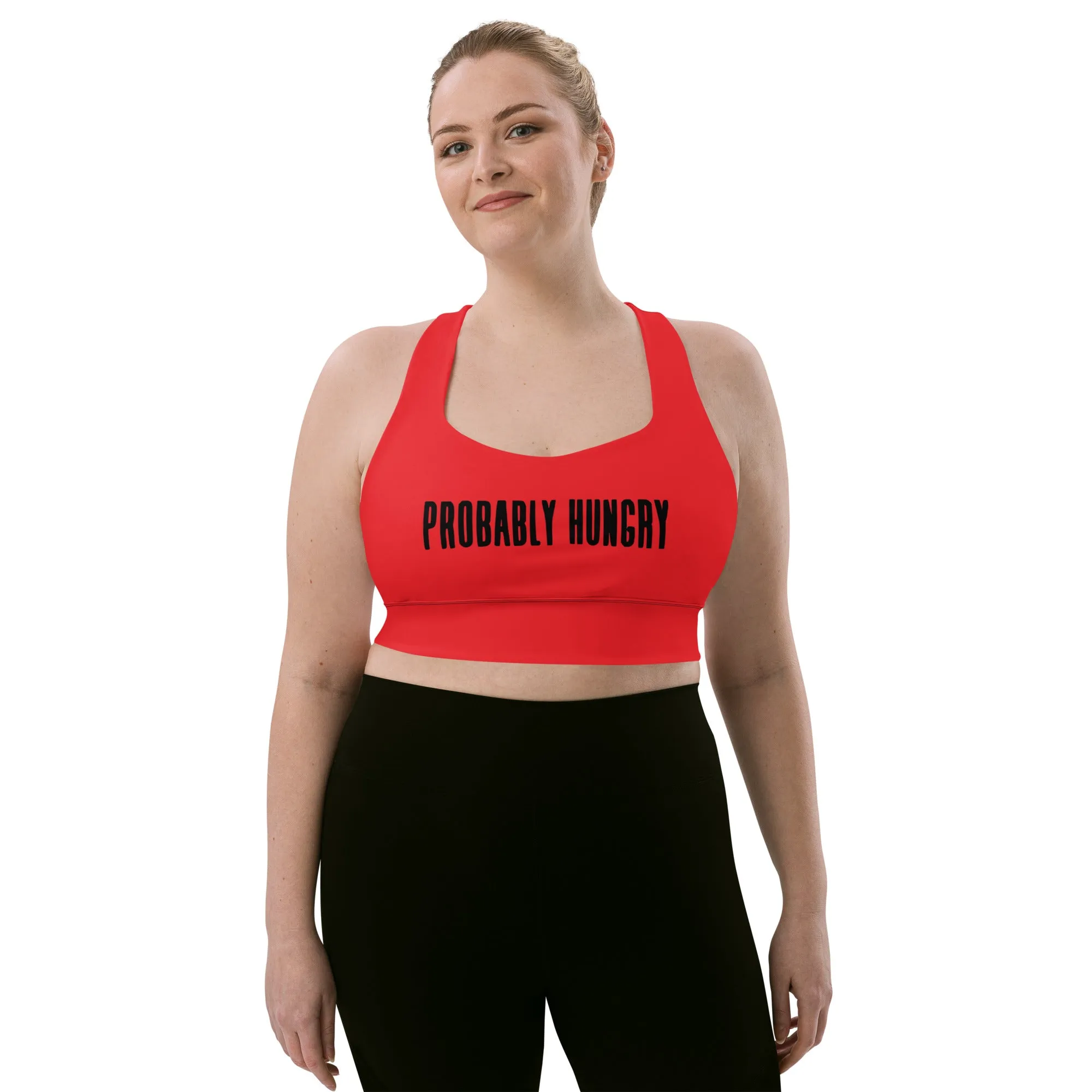 Probably Hungry Longline sports bra