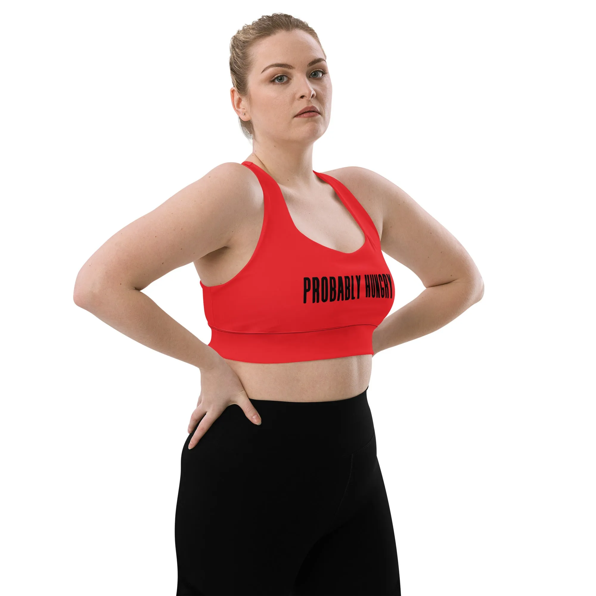 Probably Hungry Longline sports bra