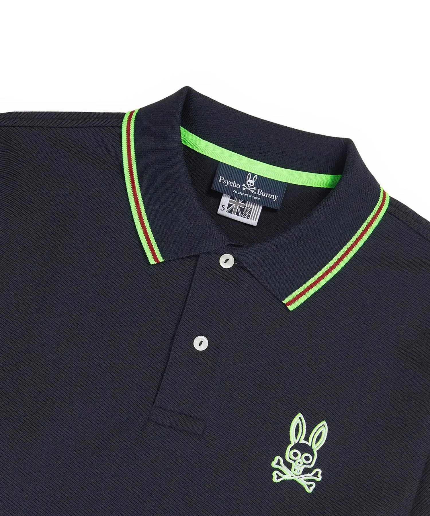 Psycho Bunny Gresham Embroidered Polo - Navy