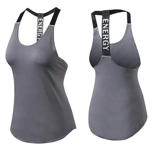 Quality Yoga Gym Tank Top Fitness t-shirts