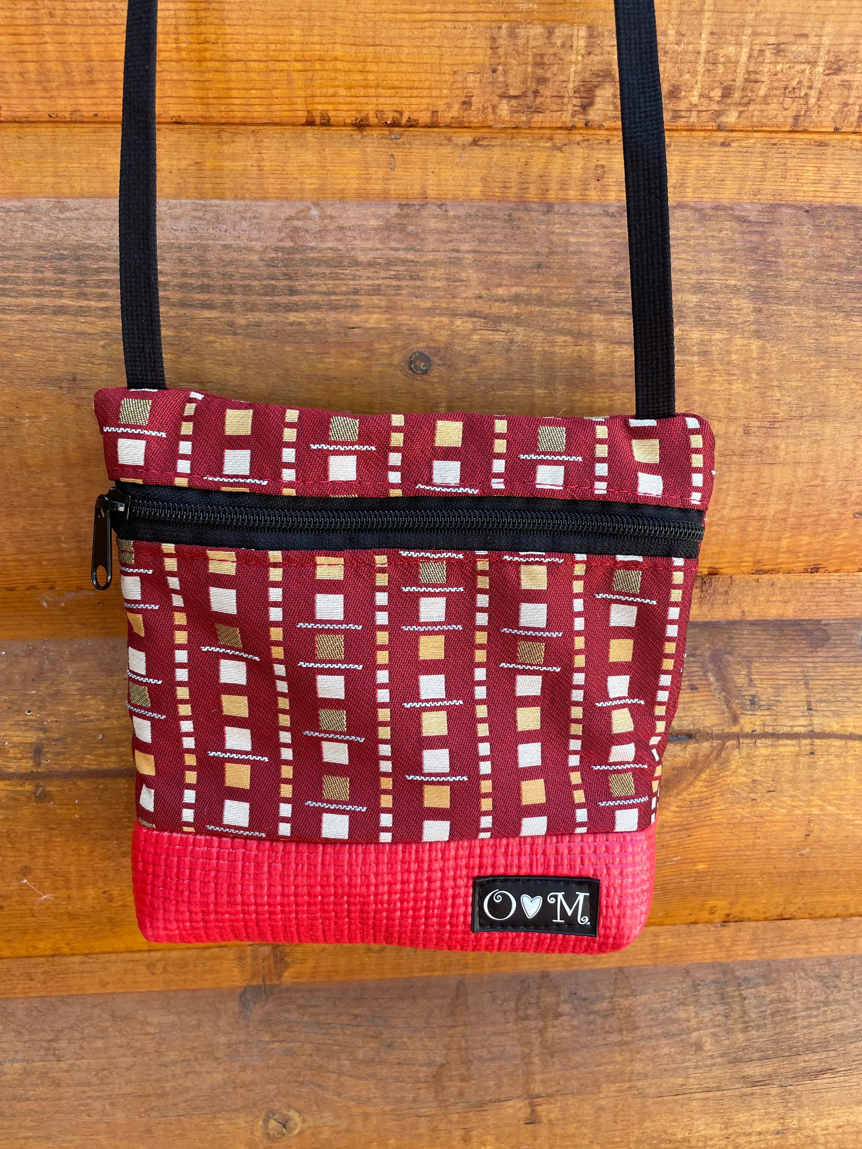 Red Lola -Geometric Print Fabric