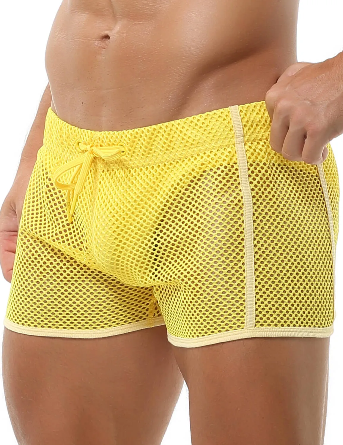 Sexy Mesh Shorts 220602