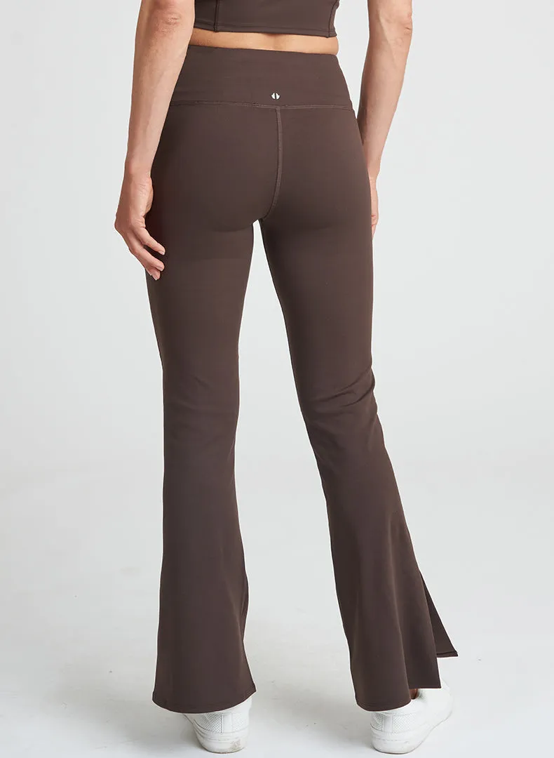 Side Slit Flare Legging