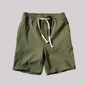 Summer Breathable Brief Drawstring Thin Shorts