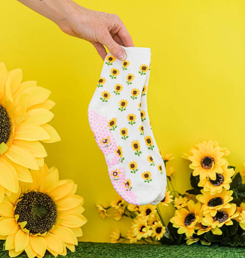 Sunflower Grippy Sock