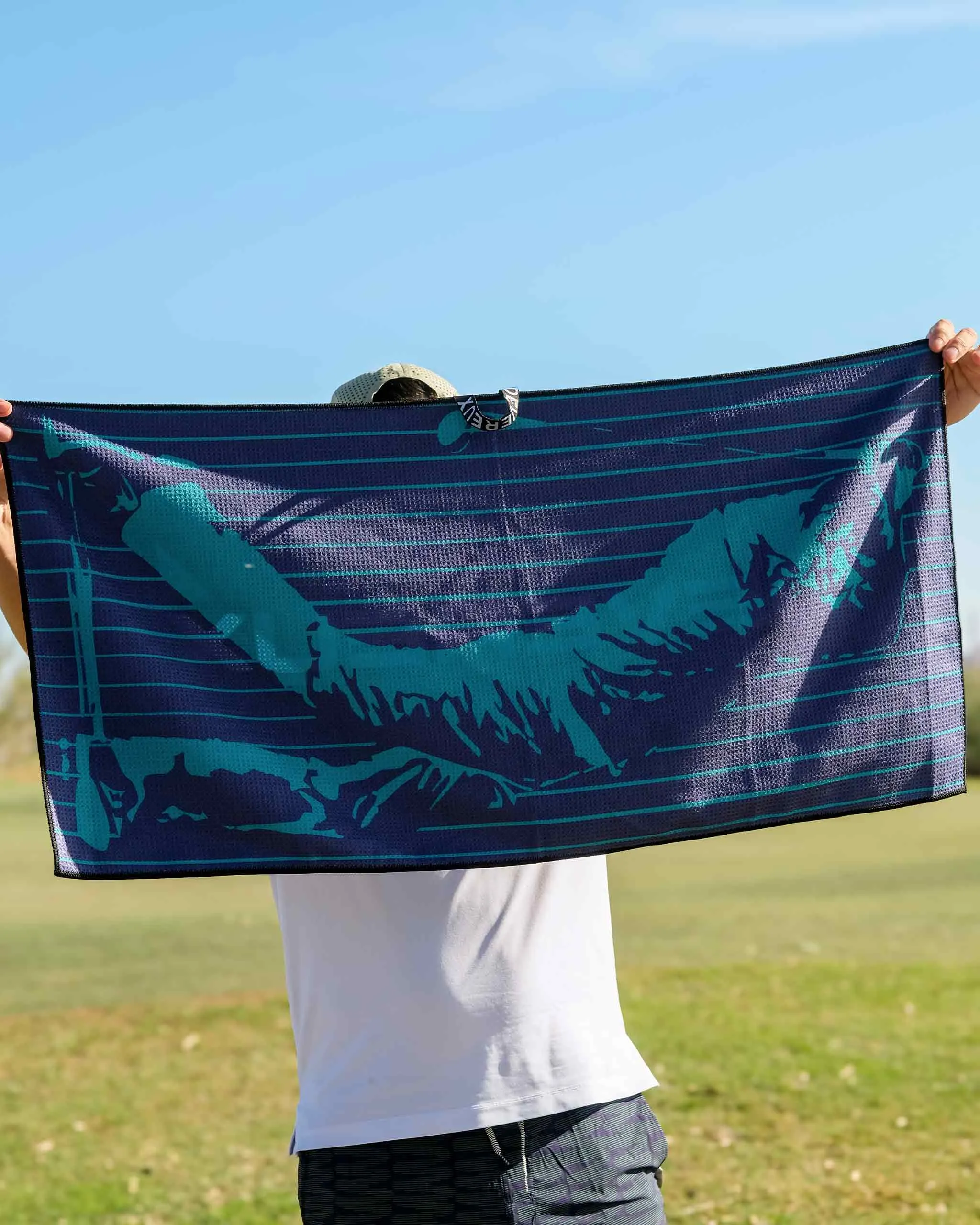 Swing Man Golf Towel