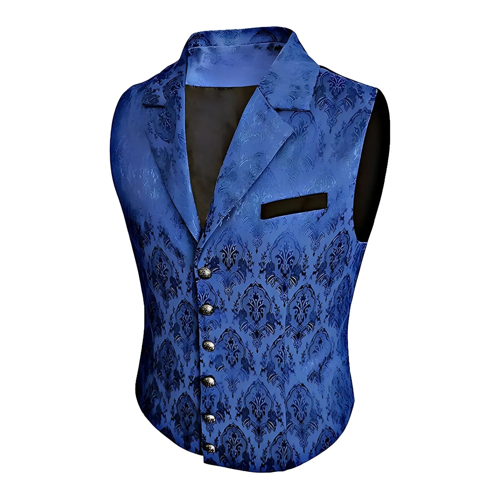 The Darius Jacquard Tuxedo Vest - Multiple Colors