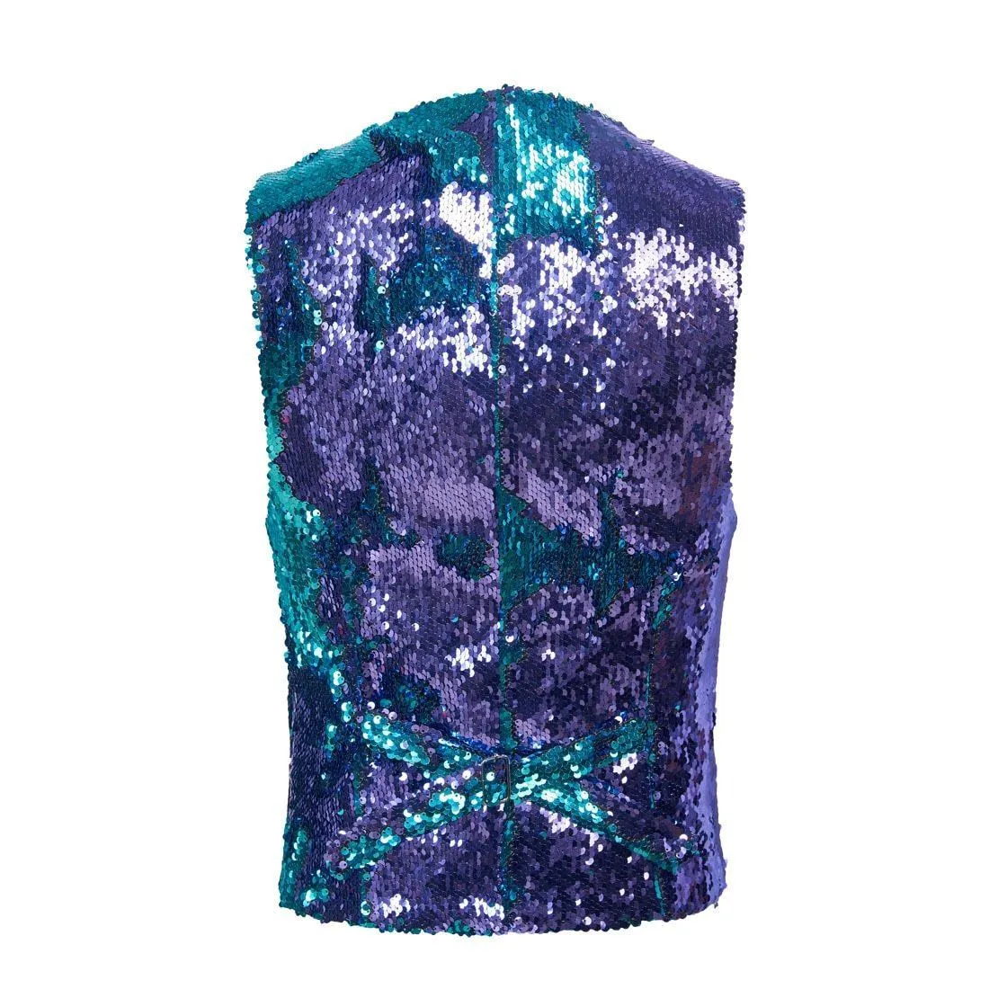 The Manifesto Sequin Vest - Plum