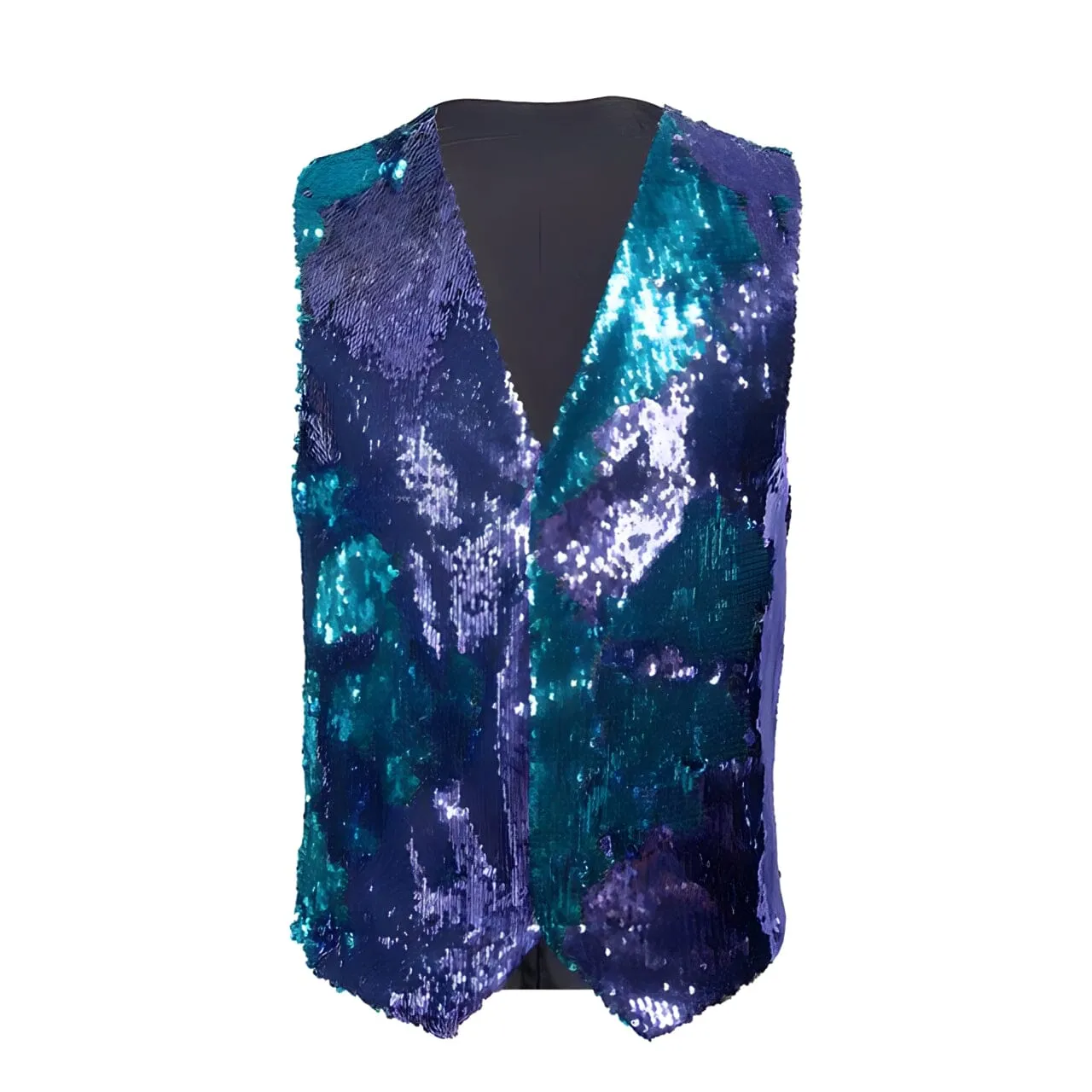 The Manifesto Sequin Vest - Plum