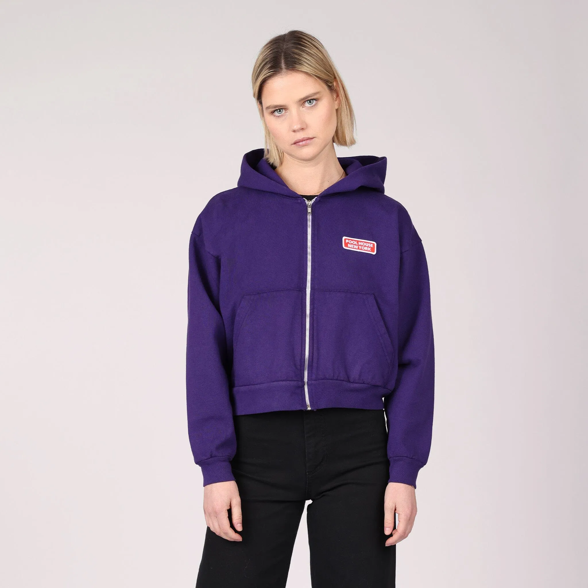 The Mercer Cropped Zip Up