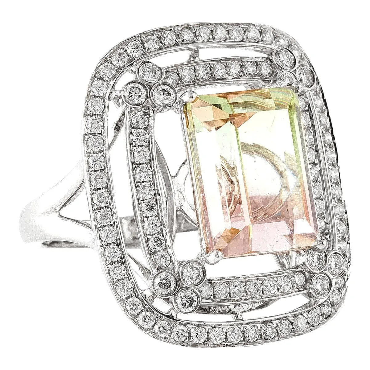 The Princess - Diamonds & Tourmaline Ring