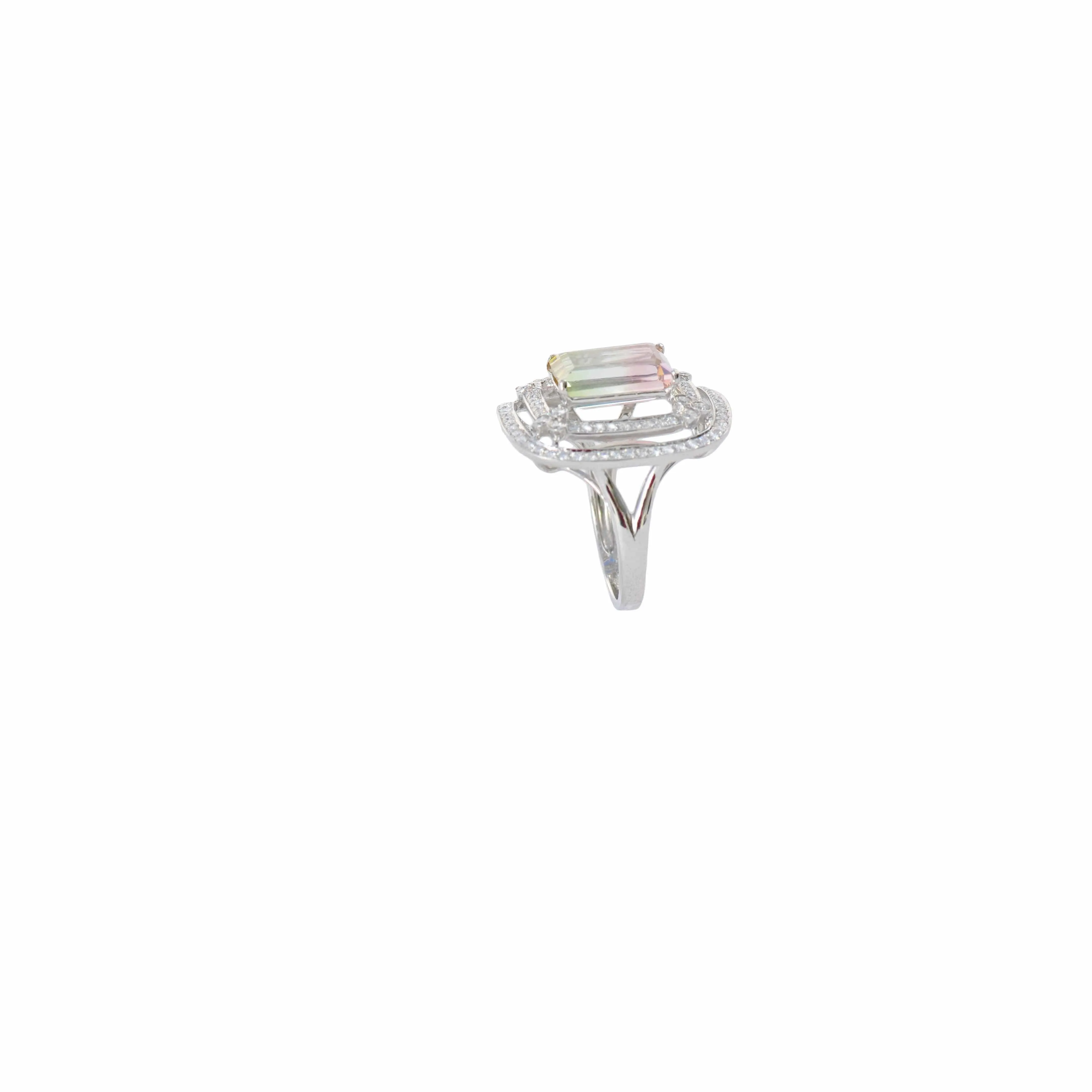 The Princess - Diamonds & Tourmaline Ring