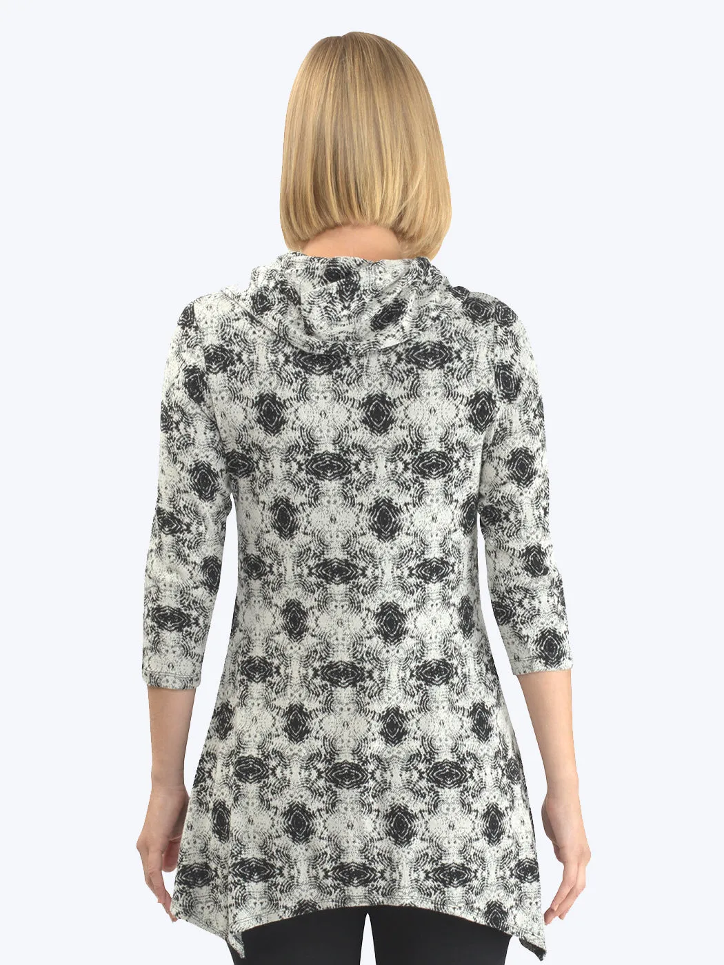 Tianello Ripple French Knit Siri Tunic-FINAL SALE