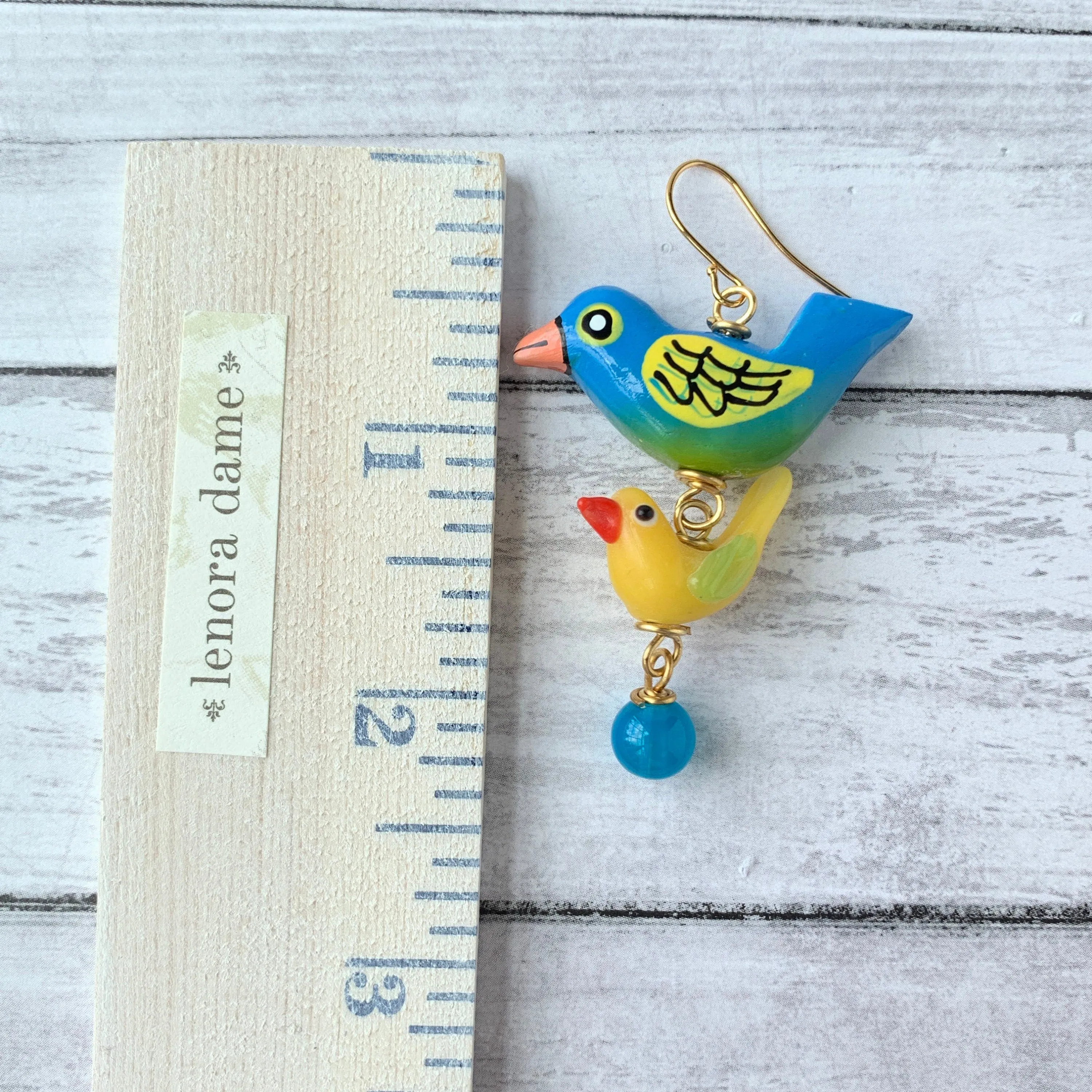 Tropical Paradise Bird Earrings