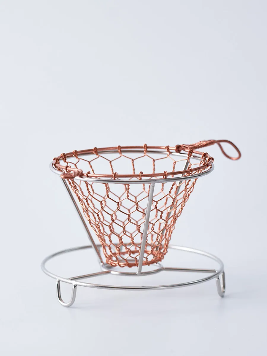 Tujiwa Kanaami Hand Weaved Wire Mesh Coffee Dripper